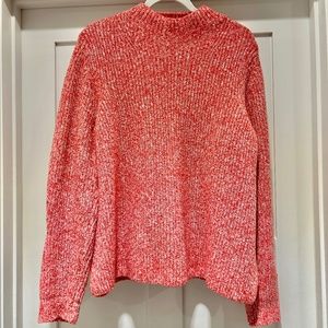Loft Marled Red Sweater